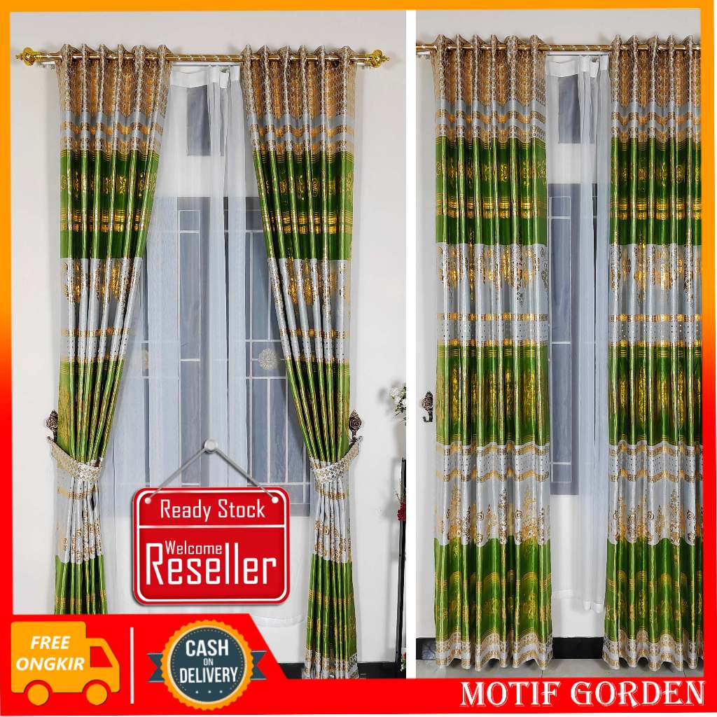 GORDEN TERLARIS MOTIF BATIK PRINT EMAS MEWAH ELEGAN