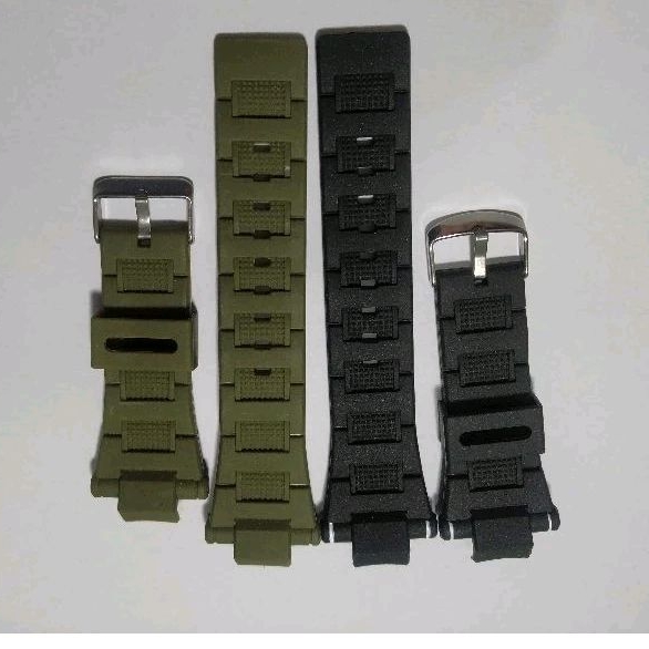 STRAP TALI JAM CASIO G-SHOCK WR 20BAR WR20BAR WR-20BAR WR 20 BAR HITAM DAN HIJAU