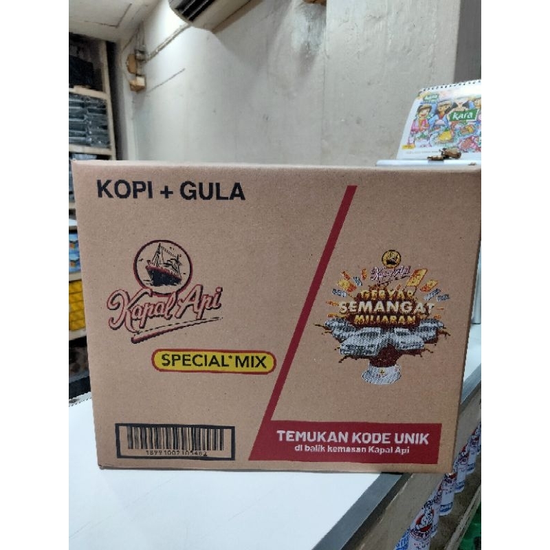 

Kopi kapal api Special Mix 1 dus isi 12 renceng