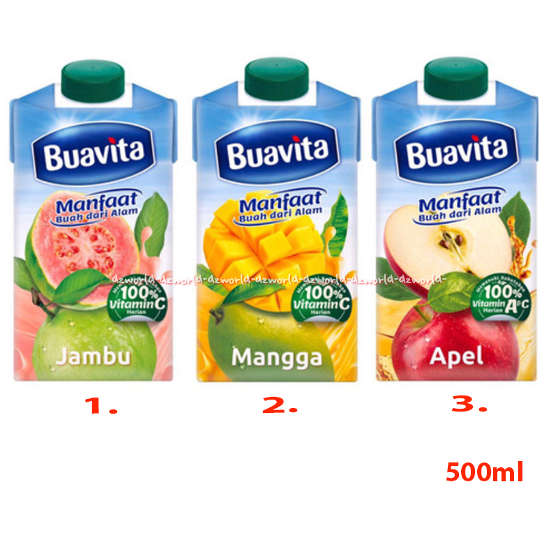 

Buavita Jambu UHT 500ml Mangga Apel Manfaat Buah Dari Alam Rasa Guava