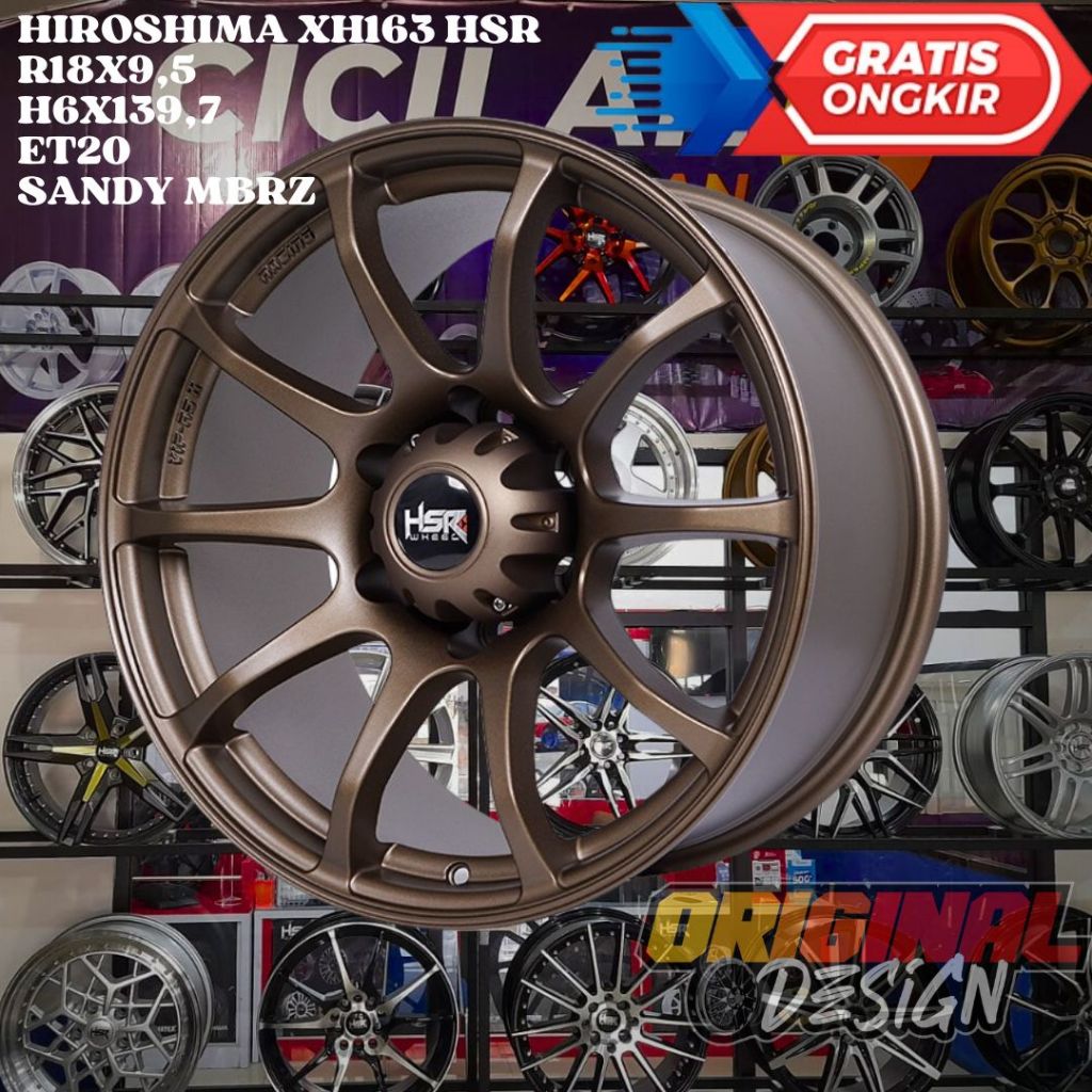 Velg Mobil DMUX , PAJERO , FORTUNER , EVEREST , CE28 Ring 18 HSR HIROSHIMA R18