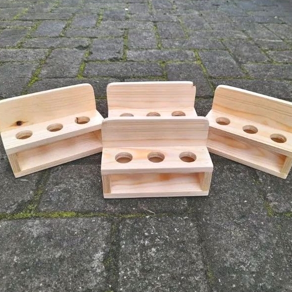 Rak parfum bahan kayu
