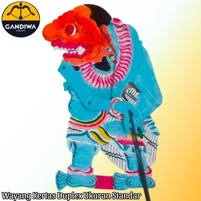 wayang kertas Duplex Buto punuk Buto gundul