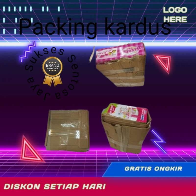 

TAMBAHAN PACKING KARDUS BIAR BARANG AMAN SAMPAI TUJUAN