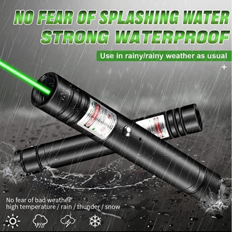 Laser Penunjuk Pointer Hijau 303 Jarak Jauh / Green Laser Pointer 303A