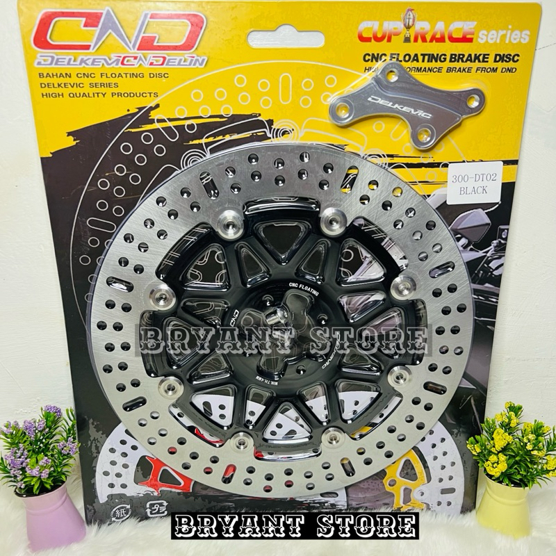 DELKEVIC DND ORIGINAL PIRINGAN DEPAN CAKRAM 300MM DT02 SATRIA 2 TAK SATRIA HIU CNC FLOATING BRAKE DISK DISC DISCBRAKE DISKBRAKE 300 MM