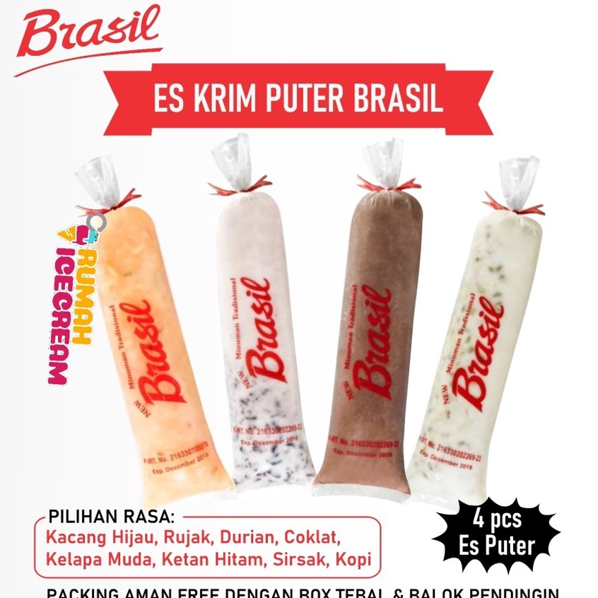 

MFJR1376 Terbaru Paket Ice Cream / Es Krim Brasil 4 pcs