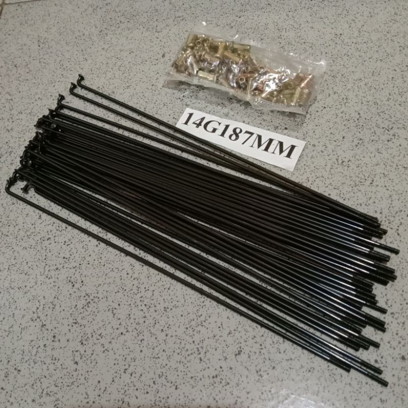 jari jari ruji sepeda bmx 20in 14G x 187