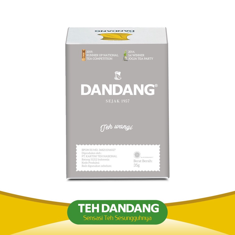 

COD✅ TERMURAH✅ Teh Dandang Putih 35gr - Teh Tubruk - 1 Slop isi 10 Box 35gr