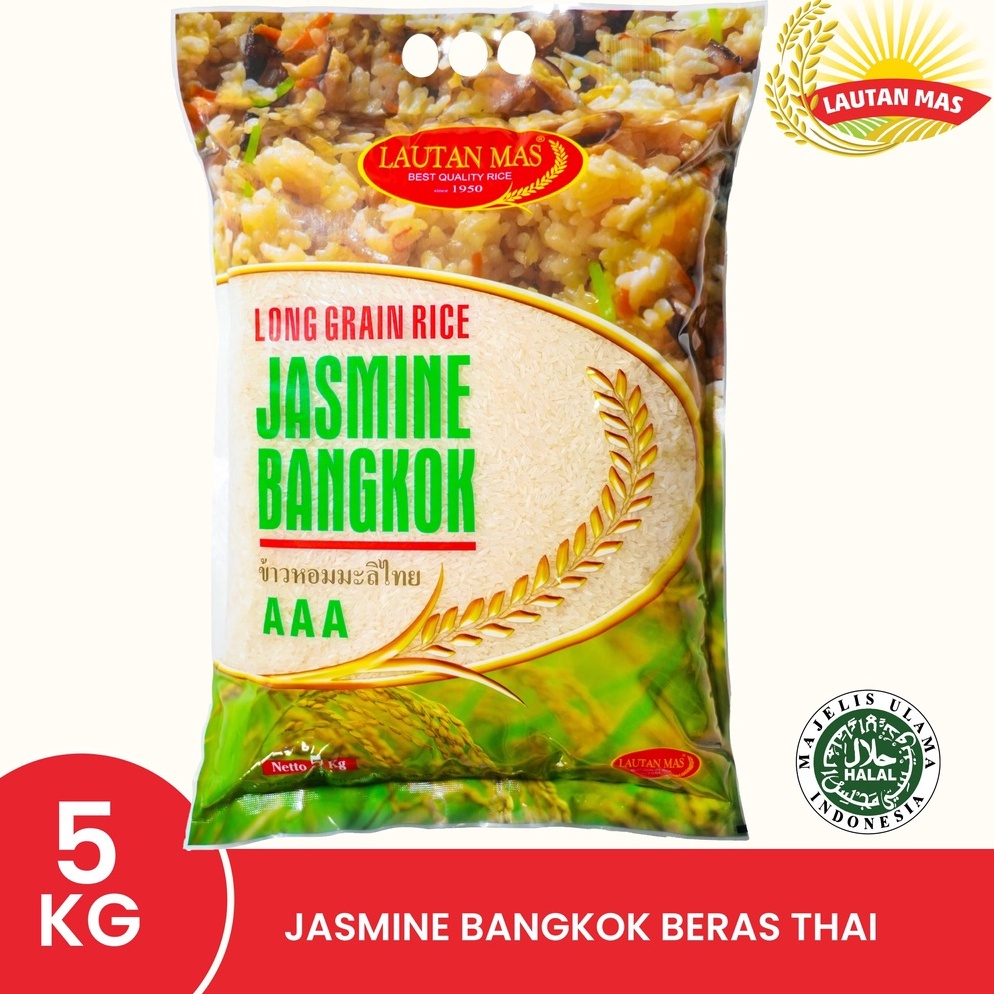 

PAKET LENGKAP>>> Jasmine Bangkok Beras Thai 5KG