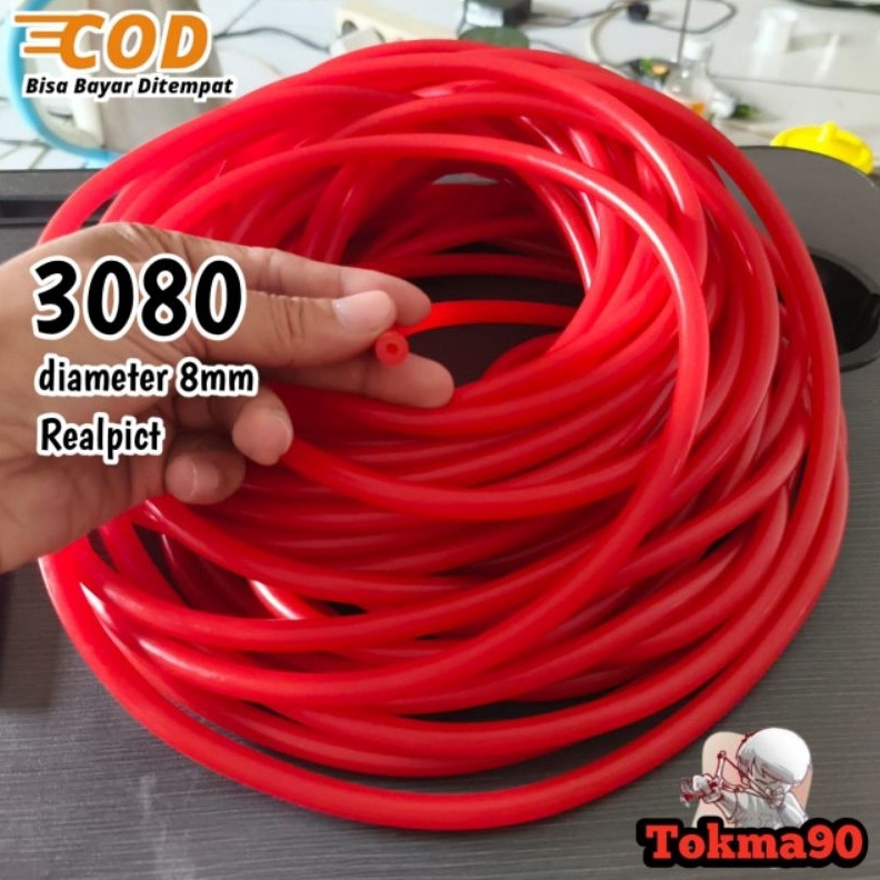 FLASH SALE Karet Slingshot Ikan 8mm PREMIUM Merah Karet Untuk Panah Ikan 3080 8mm Realipict grosir