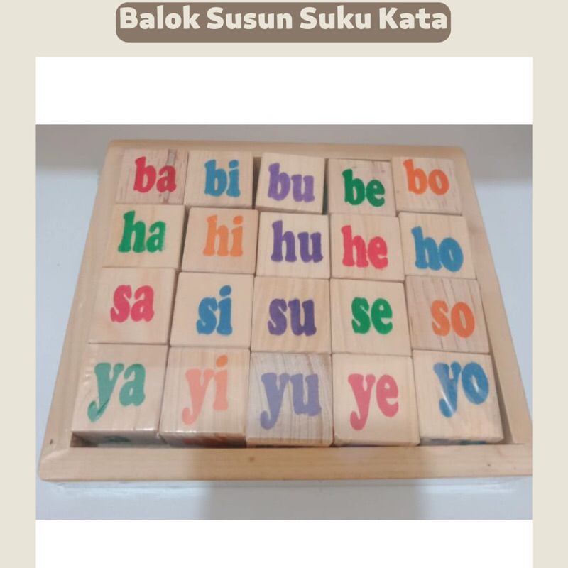Balok Susun Suku Kata