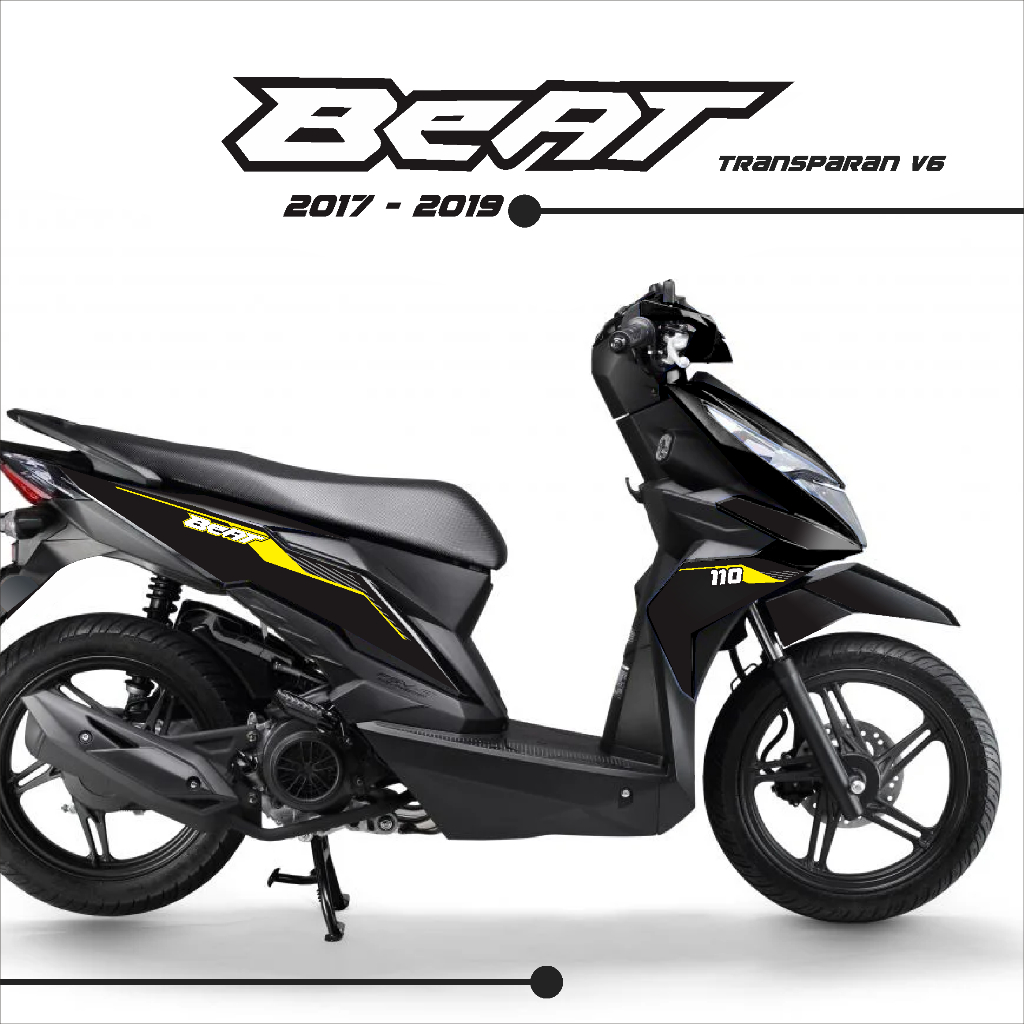 Striping Beat Fi New Esp Transparan 2017 2019 2019 Motif Simple V6