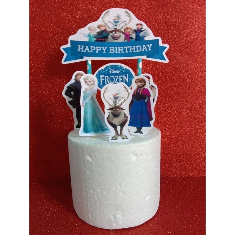 

TOPPER STIK KERTAS FROZEN