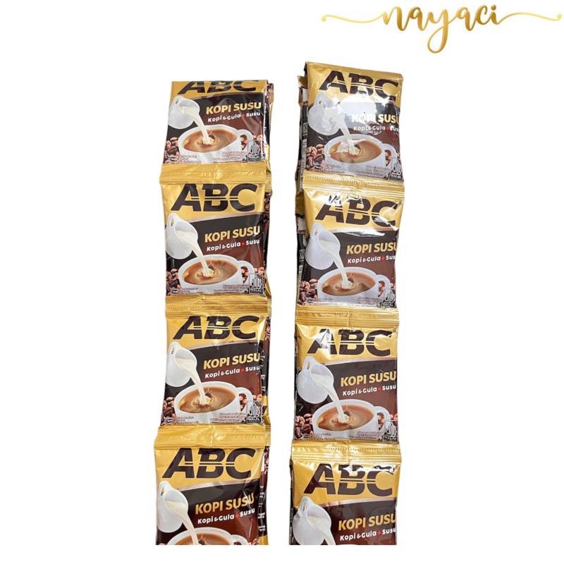 

ABC COFFEE SUSU BAG ISI 10 SACHET X 31 GR - KOPI (max 10 Renceng)
