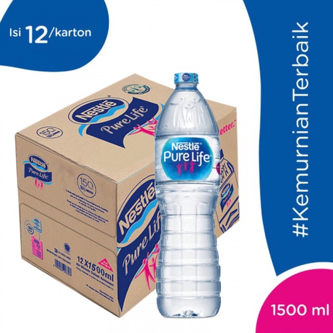 

Terlarisss!! Nestle 1500ML - Air Mineral 1 Dus 100