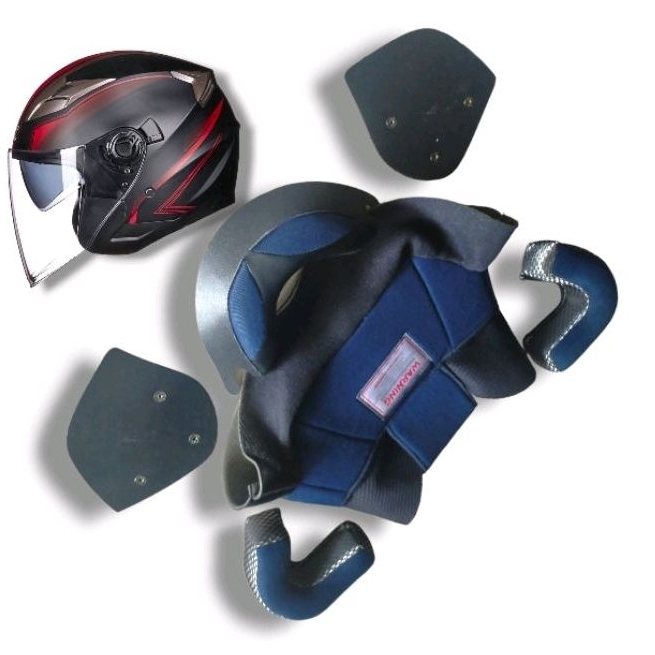 (SE) Alternative Helm Foam GXT Half Face || inner Helmet (CX390 Kupluk)