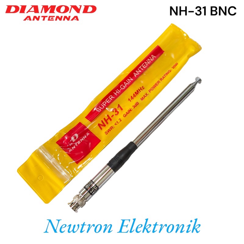 Original Antena NH31 BNC VHF HT ICOM IC V80 V8 V82 V85 V68 T70A 2N 02N T7H 2GXAT 2GXET A24 Alinco Dj