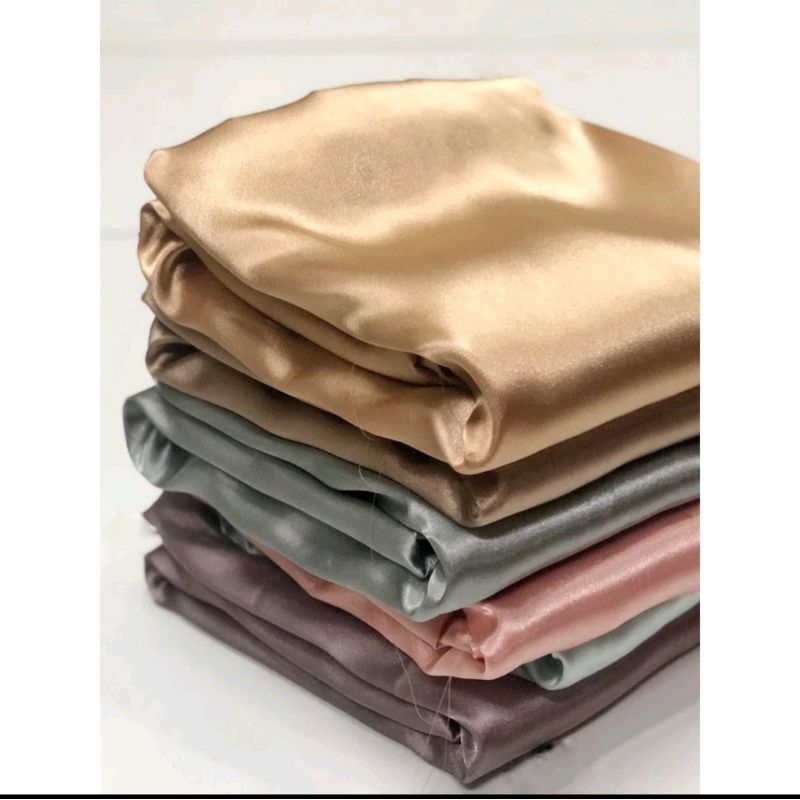 Kain satin premium kain perca kain kiloan