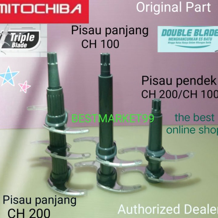 キ Pisau Blade Chopper Mitochiba Pisau Mitochiba CH 200 / CH 100 Pisau Mitochiba Original dan Whisker