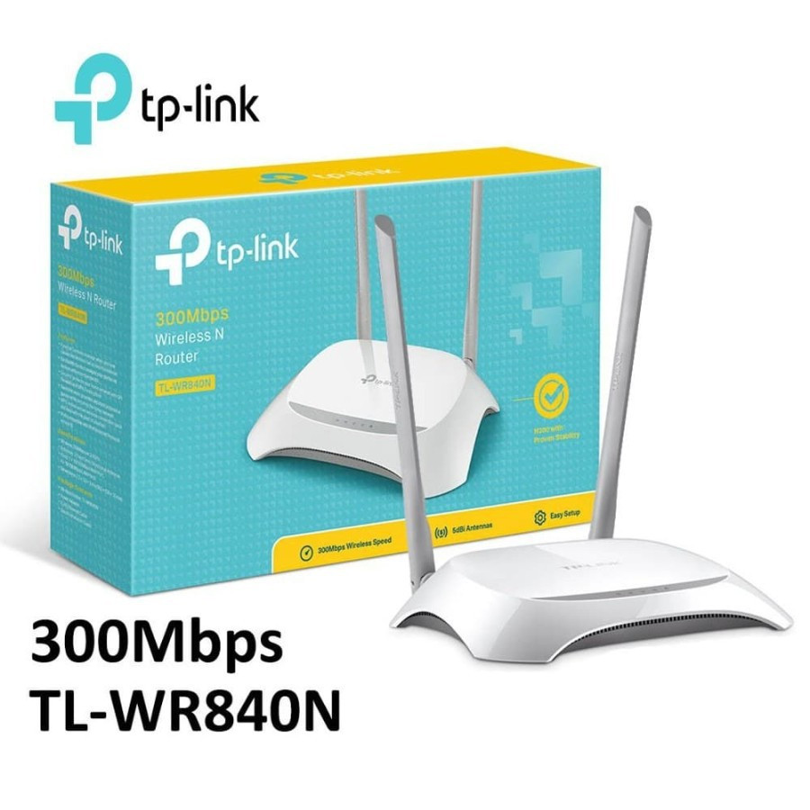 TP-LINK WIRELESS N ROUTER WR840N 300MBPS / 300MBPS WIRELESS ROUTER TP-LINK 840N