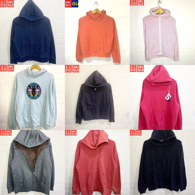 Uniqlo hoodie & zip hoodie
