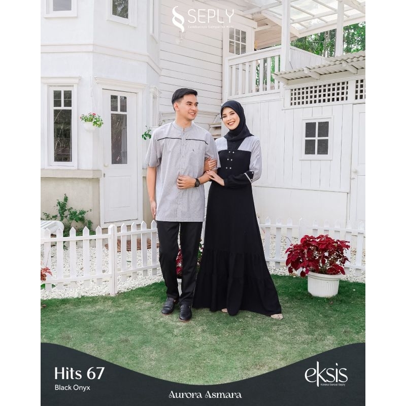 SARIMBIT COUPLE SEPLY EKSIS AURORA ASMARA WARNA BLACK ONIX