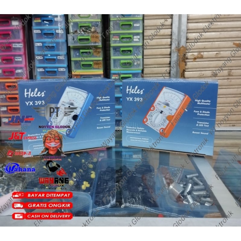 MULTI TESTER ANALOG HELES YX 393 AVOMETER HELES YX393 MULTIMETER