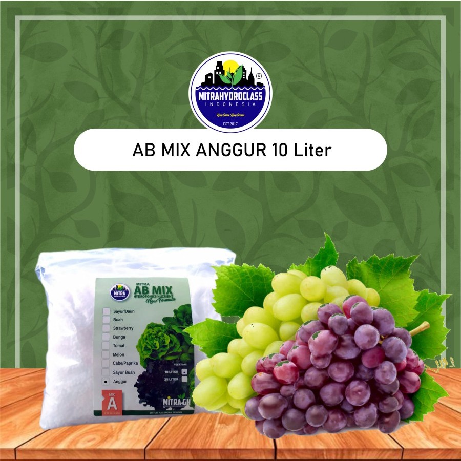 Nutrisi Hidroponik 10L Anggur - AB Mix Mitrahydroclass