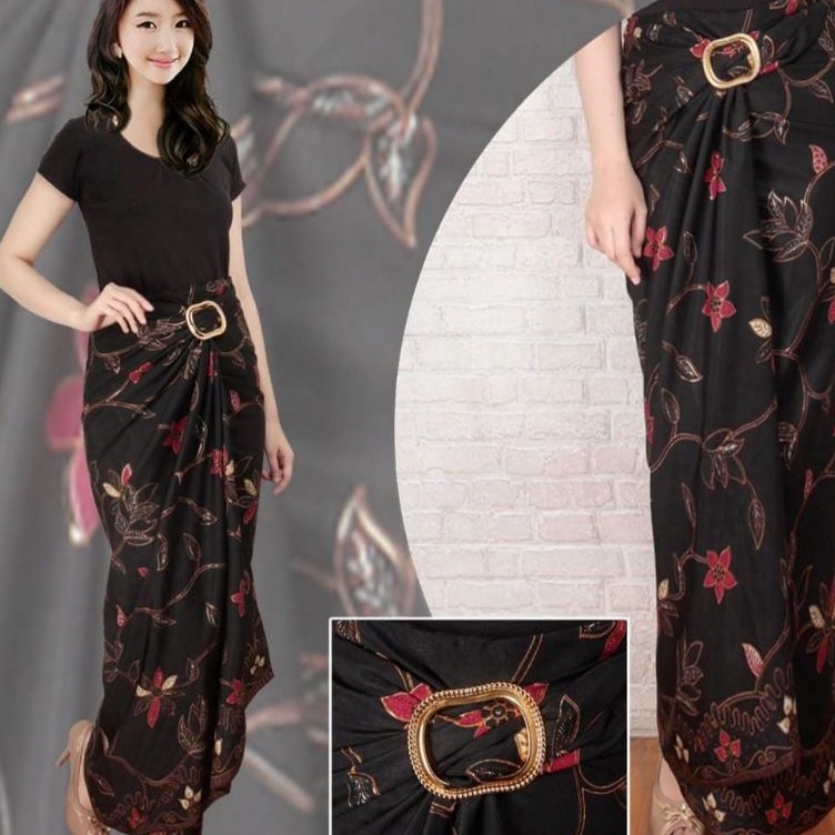 Keren abis SMP99 - Rok Lilit Batik FREE RING BELT / Rok Lilit kebaya / Bawahan kebaya / Rok Lilit Ba