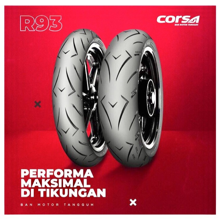Ban Corsa R93 Platinum 110/70-17 + 160/60-17 ( Paket Hemat )