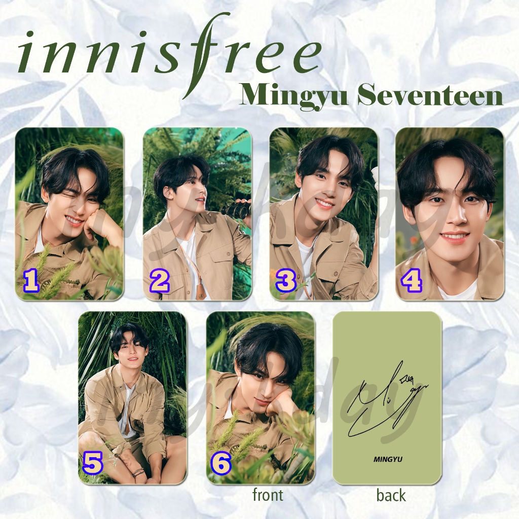 PC-1474, Unofficial Photocard Mingyu SEVENTEEN In nis free 2 sisi