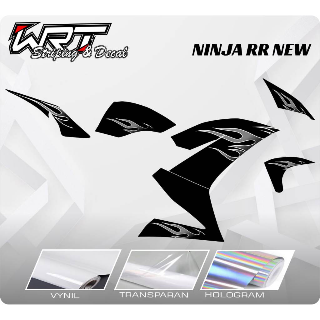 Striping Ninja RR-Stiker Ninja RR New SE Api
