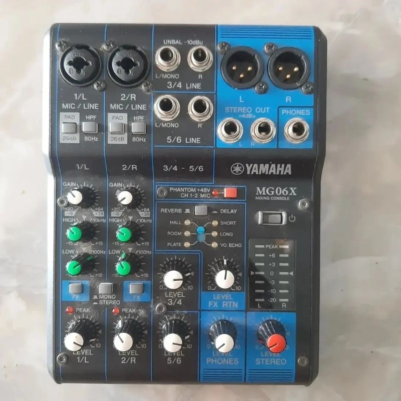 MIXER AUDIO YAMAHA MG06X ORIGINAL MG 06X