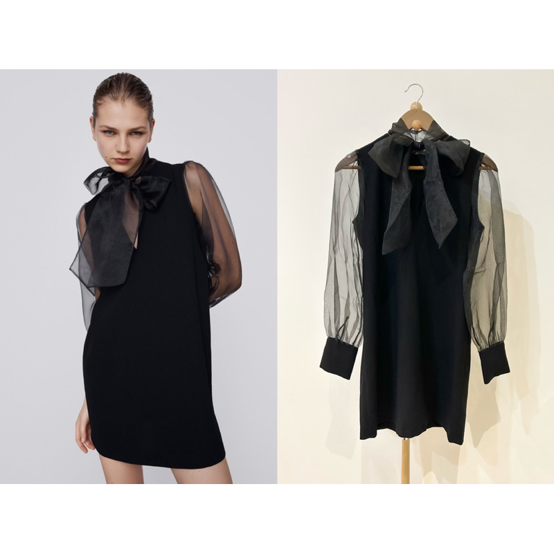MOCELI - ZARA Organza Mini dress (preloved) like new condition