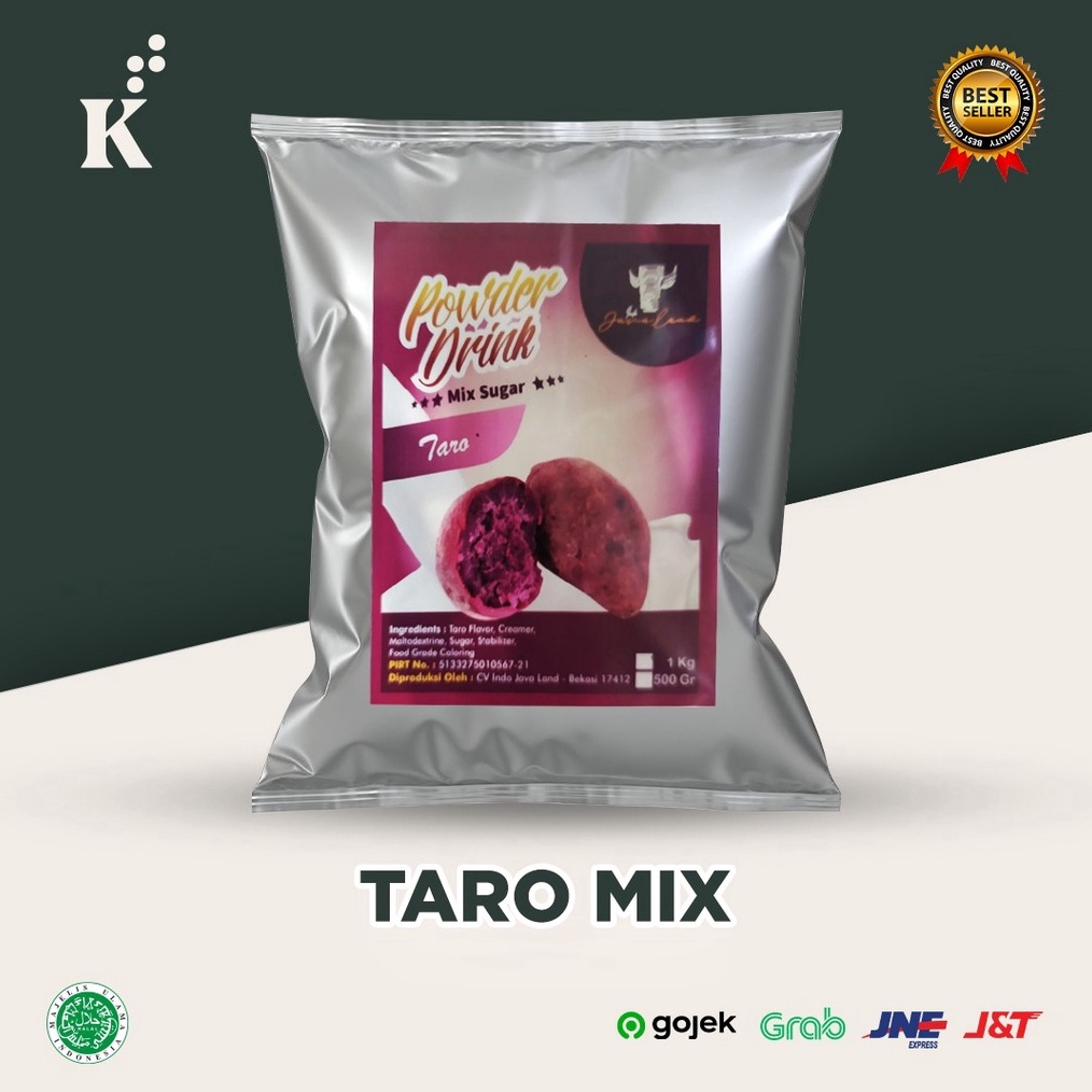 

FLASH SALE Bubuk Minuman Bubble Drink Powder Rasa Taro Mix Sugar 1 KG Javaland murah
