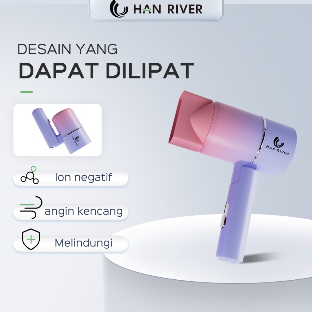 Terbaik HAN RIVER Hair Dryer Portable Pengering Rambut Hair Protection Quick Drying ?