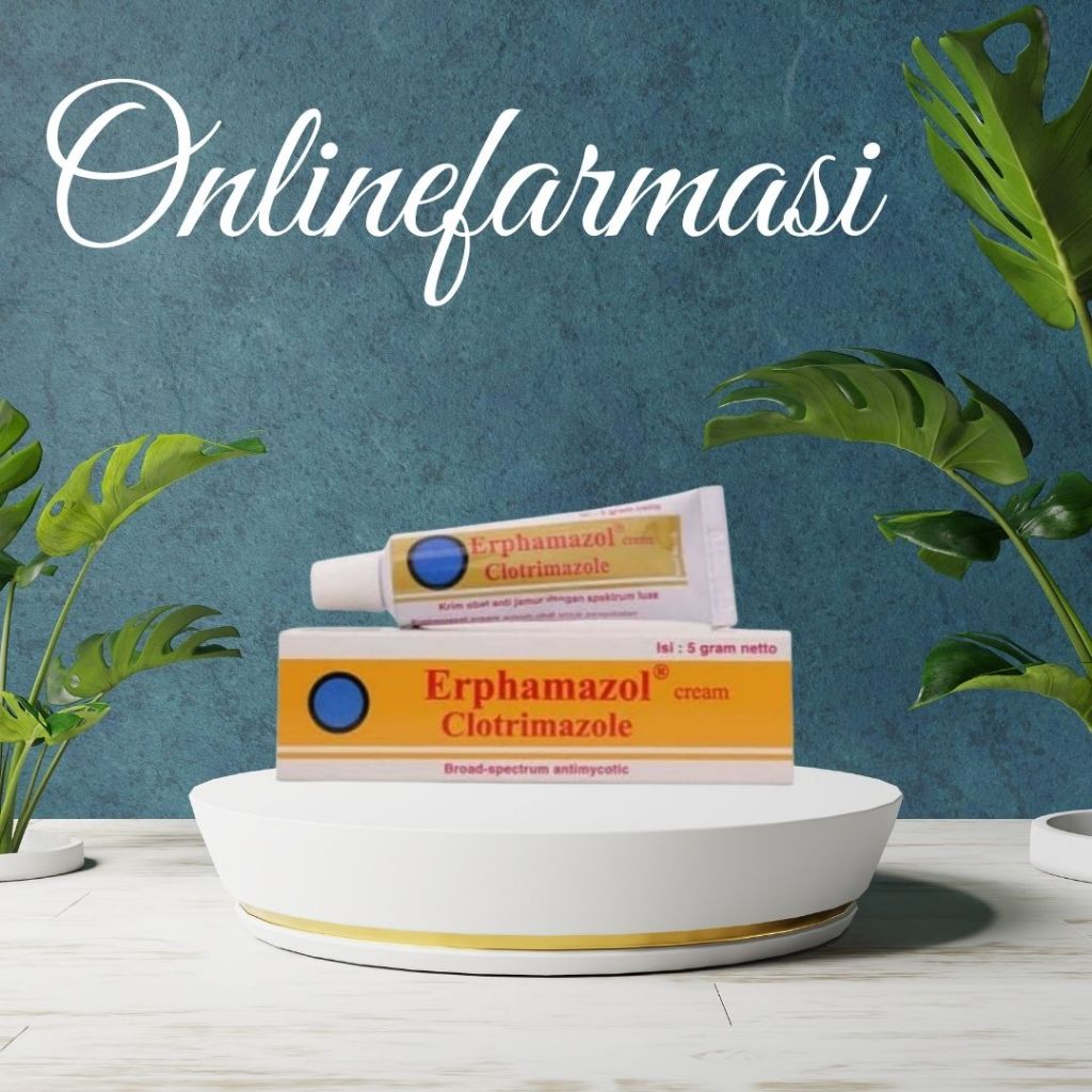 Erphamazol krim 5 gram kemasan baru
