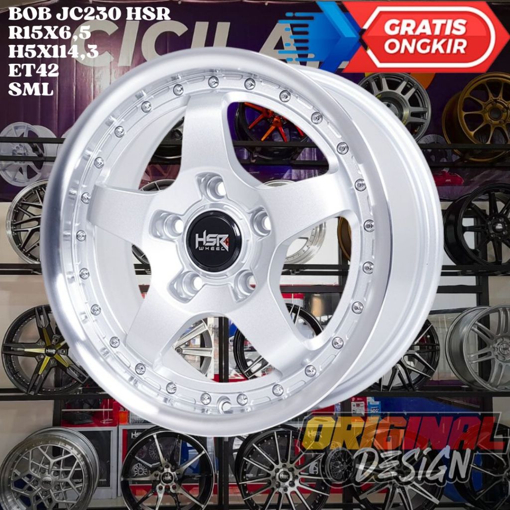 Velg Mobil Ertiga , Luxio , Innova , Hilux Sc , HSR BOB Ring 15 R15