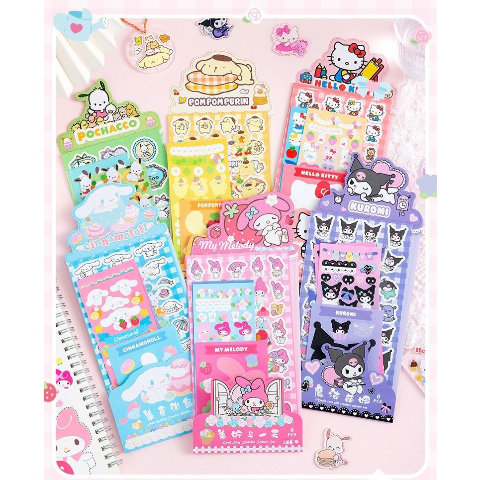 

ST5-Sticker SANRIO cinnamoroll melody kuromi