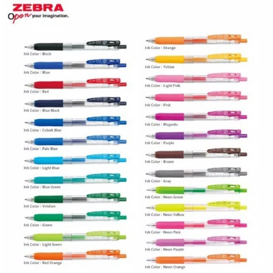 

Diskon Pulpen Zebra Sarasa 0.5 / Zebra Sarasa Clip