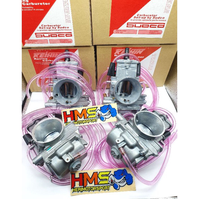 PALING DIMINATI Karburator Karbu Carburator PWM Sudco 34 36 38 40 mm Universal Racing Carburetor