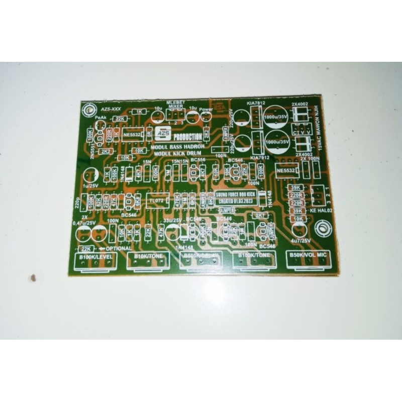 PCB Modul Bass Hadroh Modul Kick Drum