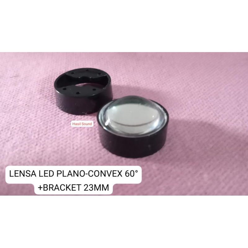LENSA LED PLANO-CONVEX 60°+BRACKET 23MM