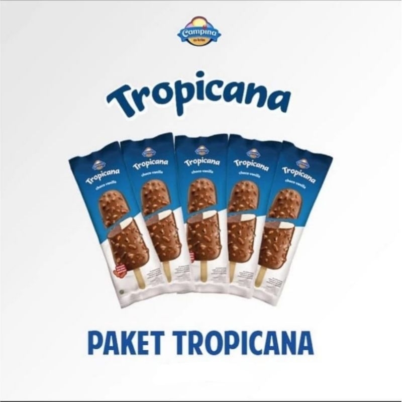 

ice cream tropicana choco vanilla