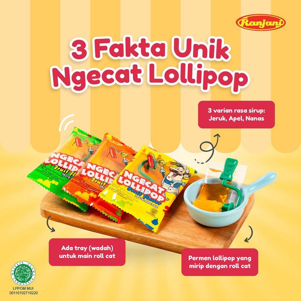 

Ranjani Lyky Ngecat Lollipop 24x15