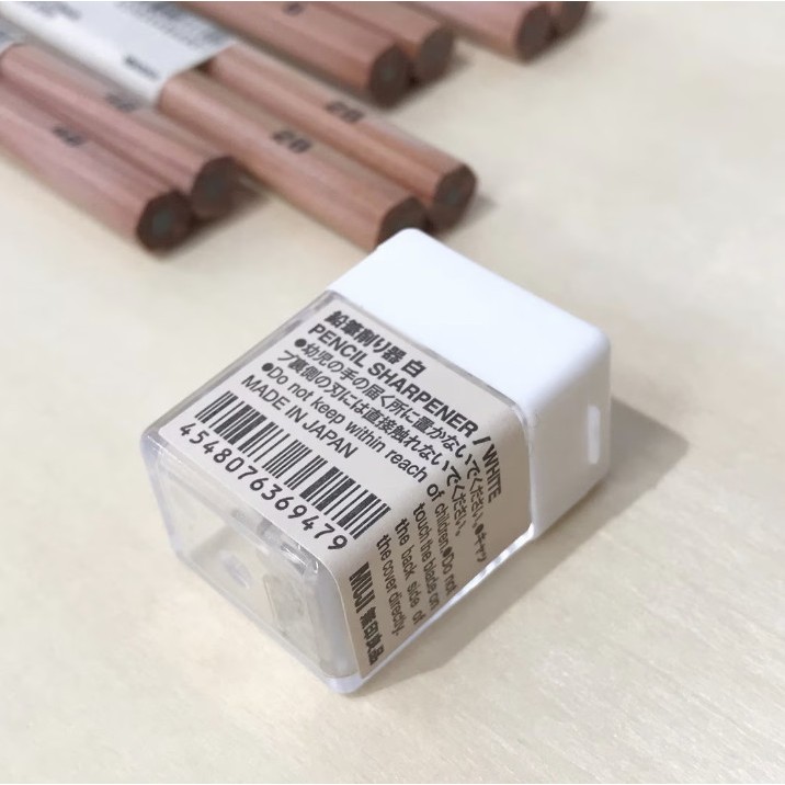 

Muji Mini Pencil Sharpener Rautan Serutan Pensil Kayu Muji Original