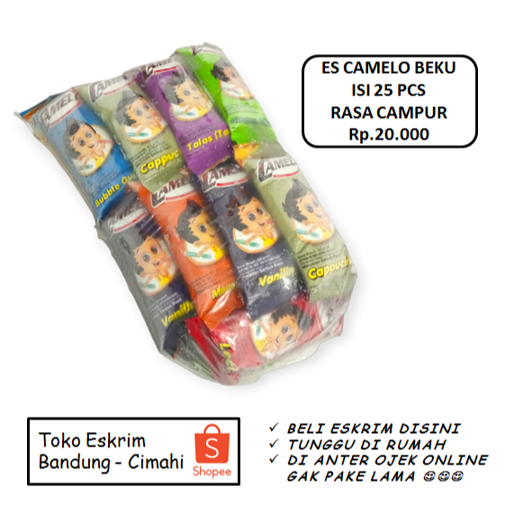 

Es Camelo Beku Isi 25 Pcs Bandung Cimahi