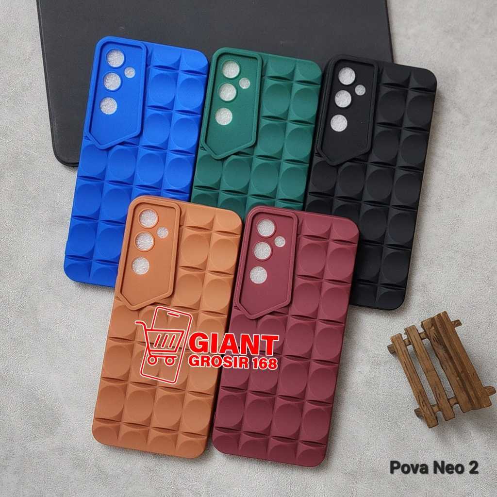 Case Tecno Pova Neo 2 Softcase 3D Motif Finger Case Tecno Pova Neo 2