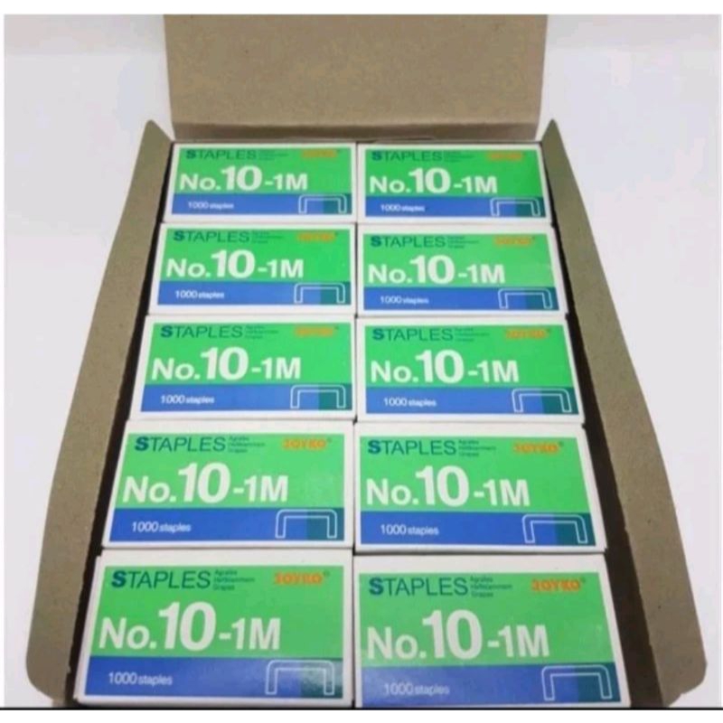 

1 PACK 20 DUS ISI STAPLES JOYKO NO. 10 ORIGINAL